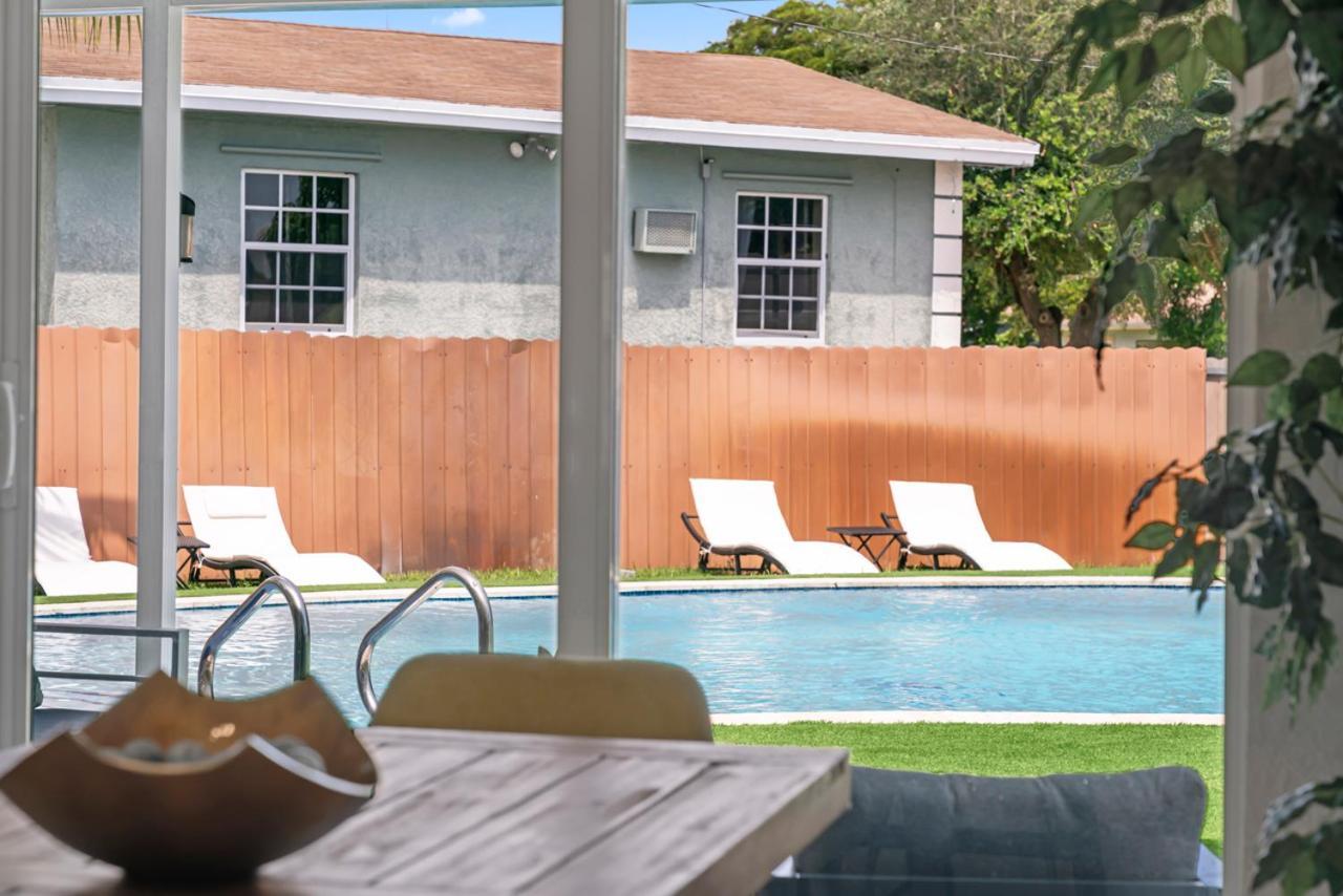 Miami Fun Home With Pool & Games L30 Eksteriør billede